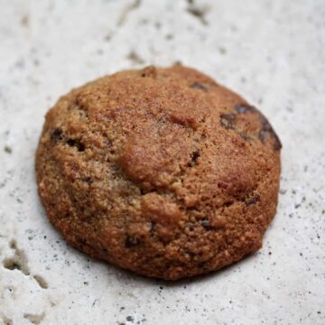 Almond flour chocolate chip cookie