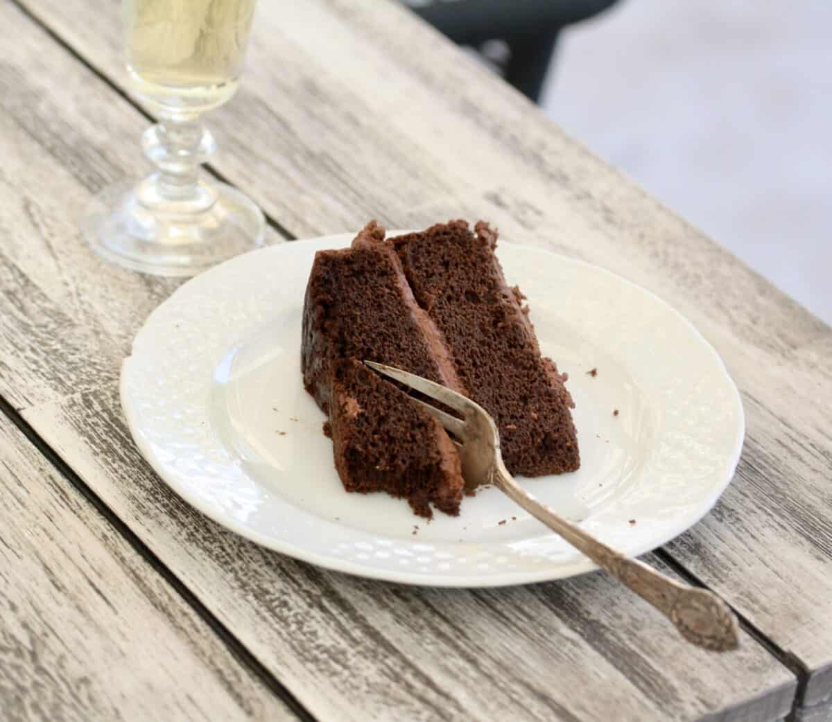 Gluten-free chocolate pumpkin cake