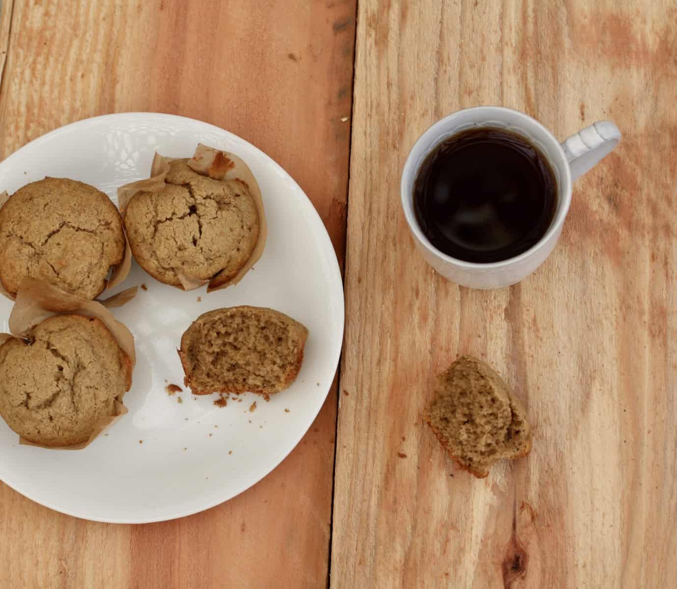 Gluten-free brown butter cardmoma spice muffins.