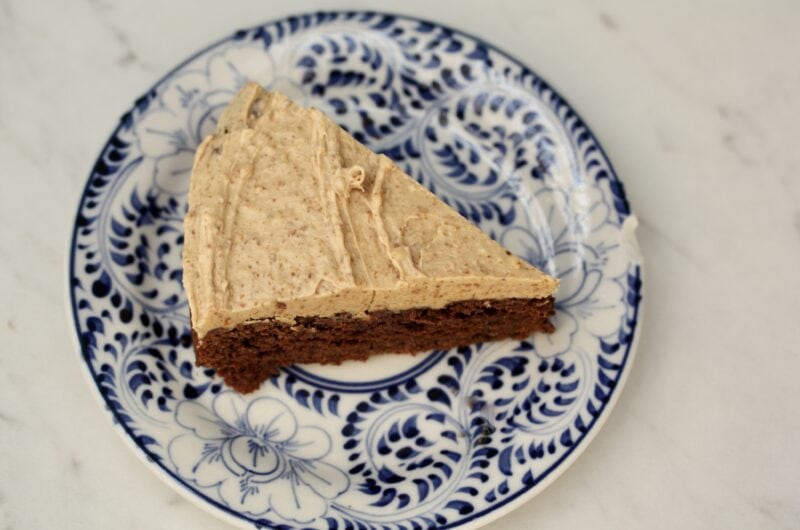 {Gluten-Free} Buttermilk Chocolate Cake