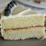 Slice of lemon cake