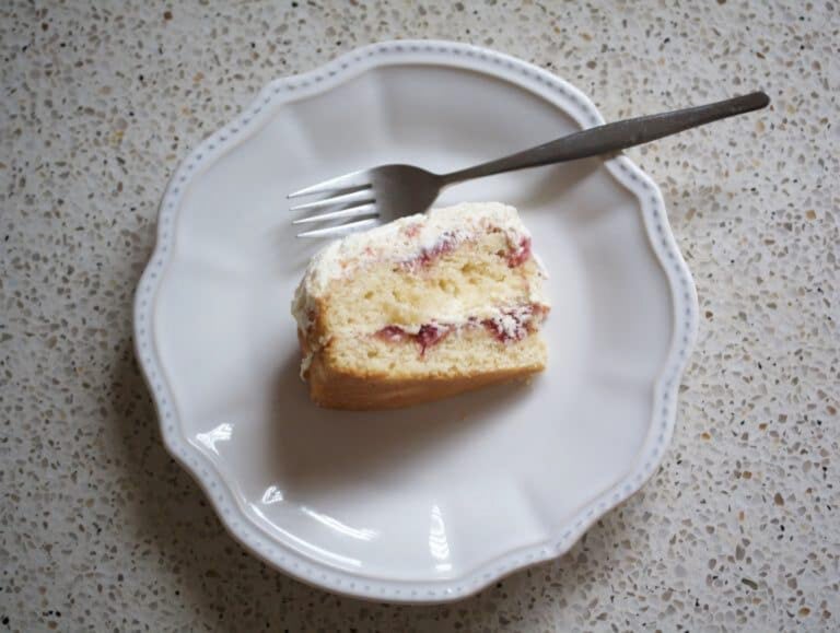 Gluten-Free Rhubarb Cream Cake