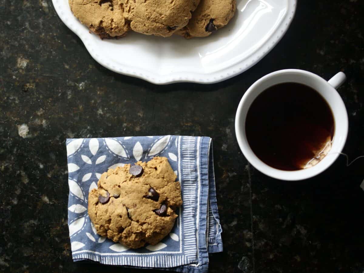 Gluten-free pumpkin chocolate chip cookies