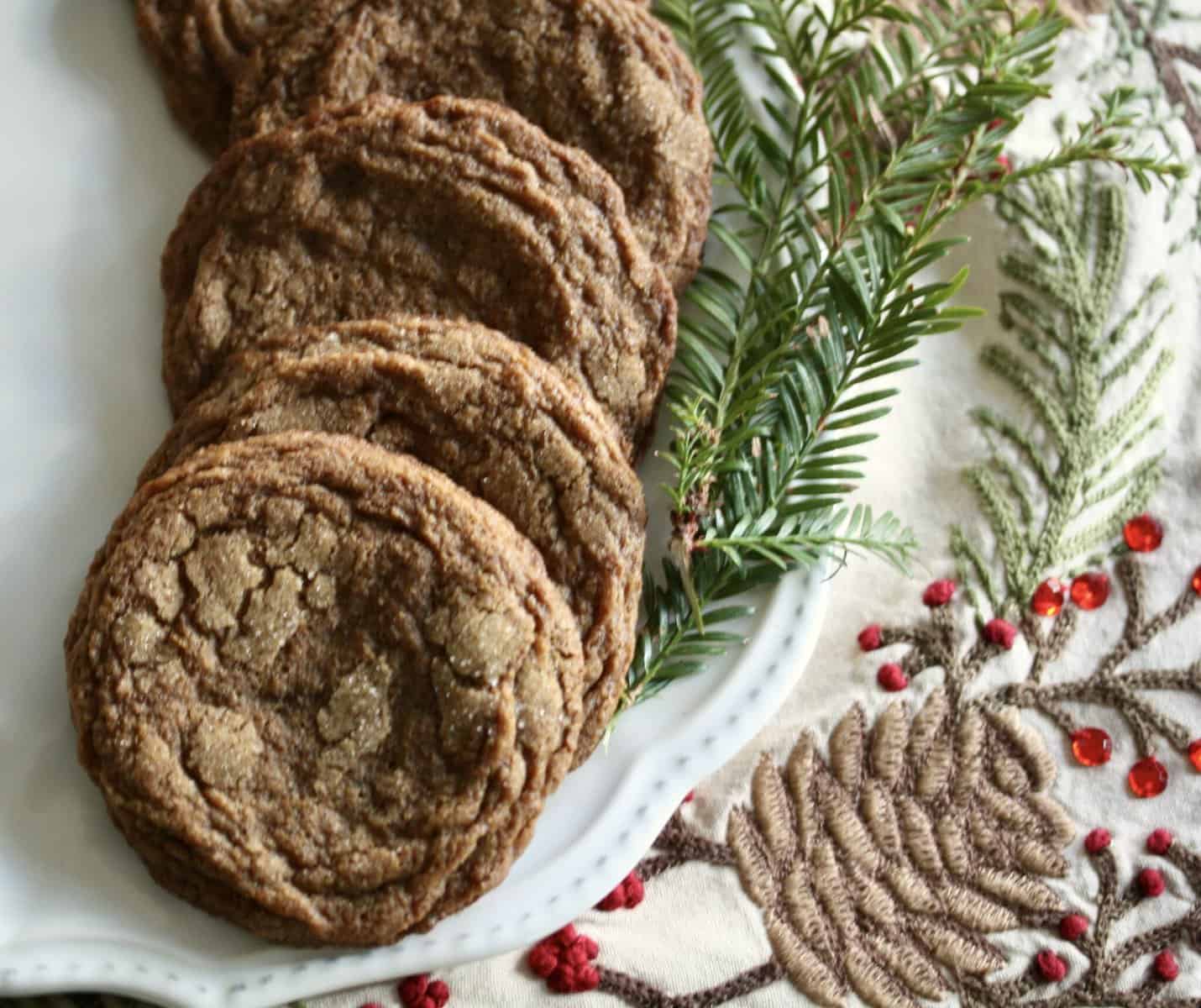 Gluten Free Chewy Molasses Cookies Cucina Nicolina   IMG 6724 2048x1719 