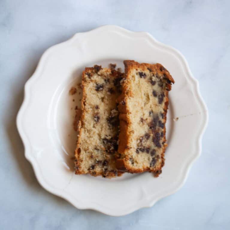 Gluten Free Chocolate Chip Loaf Cake