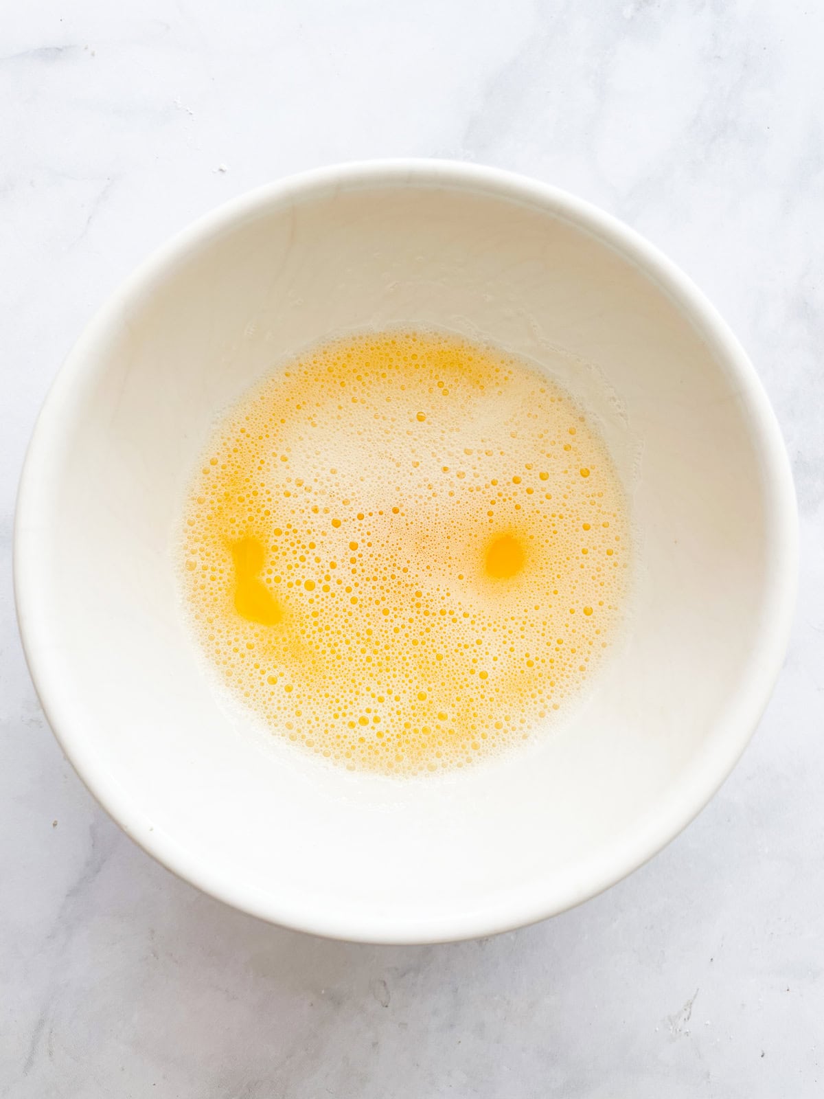 Browned butter in a bowl.