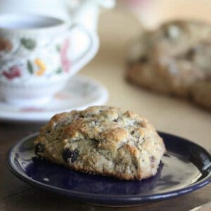 Gluten-free berry buckwheat scones