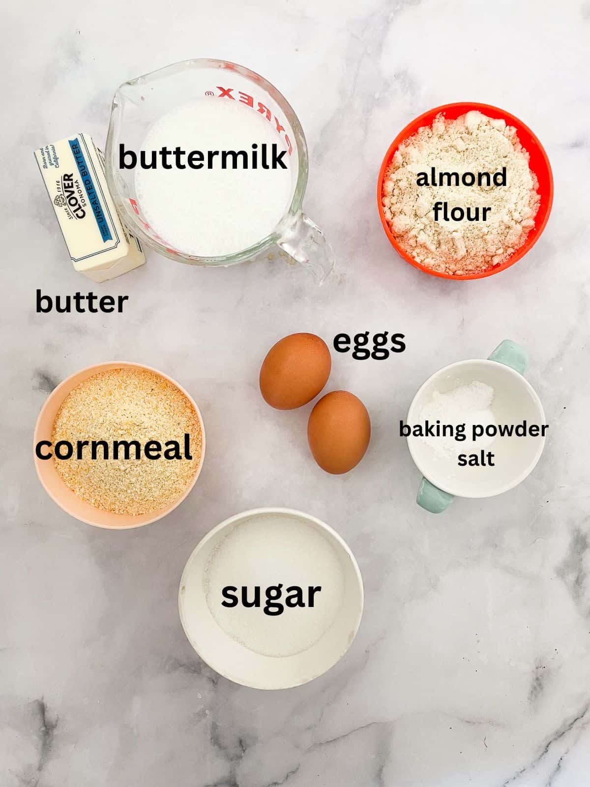 Easy, gluten-free almond flour cornbread is made with a combo of almond flour and cornmeal. Wonderful with soups, stews, chili, and more.