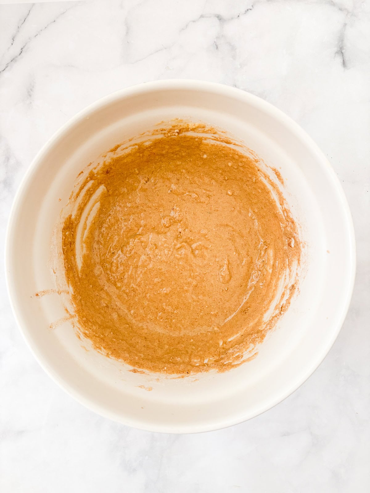 This beautifully simple yet deeply satisfying gluten free banana apple bread marries a classic banana bread with fresh for a twist. Batter for banana apple bread.