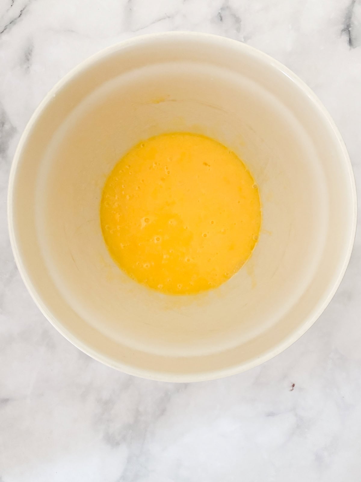 Sugar and butter creamed for gluten free snickerdoodles.